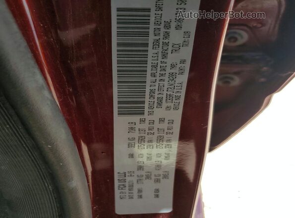 1C6SRFJT2LN134209 2020 RAM 1500 Red Вид наклейки з VIN-кодом