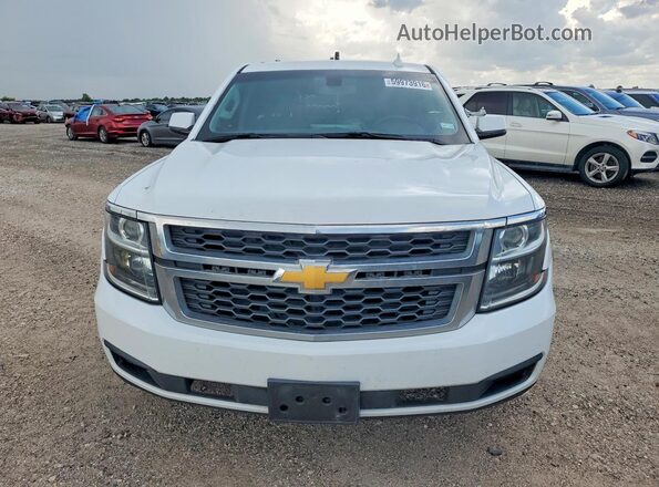 1GNLCDECXKR272656 2019 CHEVROLET TAHOE Белый Вид сзади