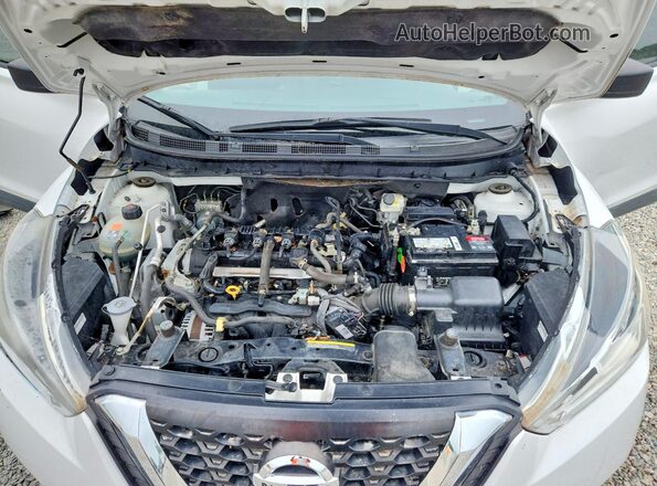 3N1CP5BV9LL487319 2020 NISSAN KICKS White VIN կոդի պիտակի տեսք