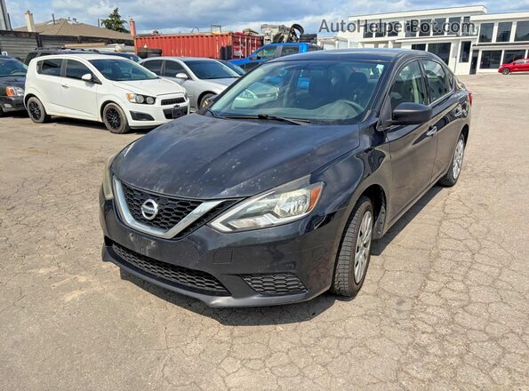 3N1AB7AP1GL636140 2016 NISSAN SENTRA Black Հետևի աջ