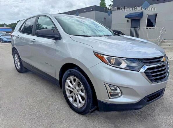 3GNAXHEV3LS731142 2020 CHEVROLET EQUINOX Silver წინა ხედი