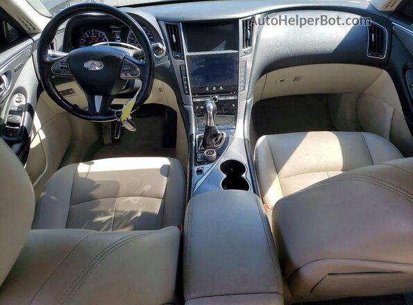 JN1CV7AP7GM201905 2016 INFINITI Q50 Charcoal Вид щитка приладів