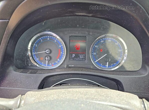 5YFBURHE6HP592037 2017 TOYOTA COROLLA Gray ხელსაწყოთა პანელის ხედი