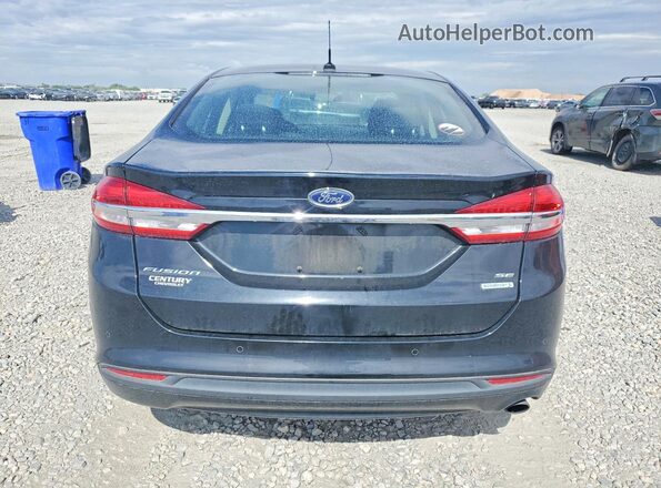 3FA6P0HD3JR186699 2018 FORD FUSION Black Вид салону спереду