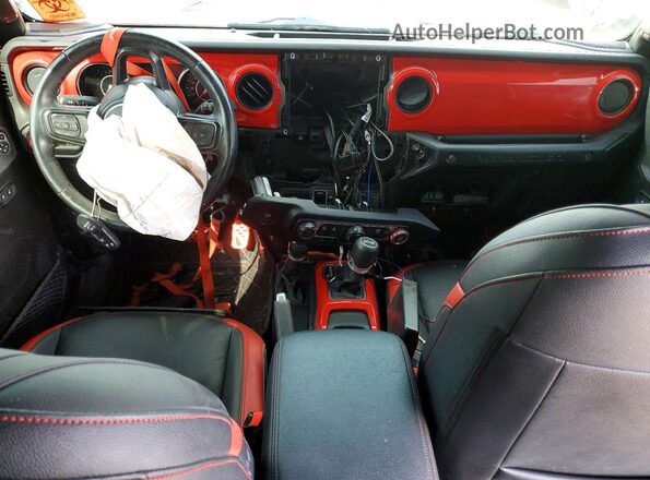 1C4HJXDG0MW804463 2021 JEEP WRANGLER Black Widok zestawu wskaźników
