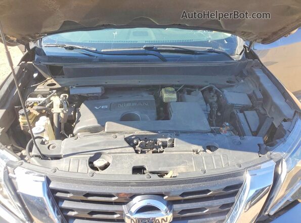 5N1DR2MMXHC676672 2017 NISSAN PATHFINDER Gray ძრავის განყოფილების ხედი