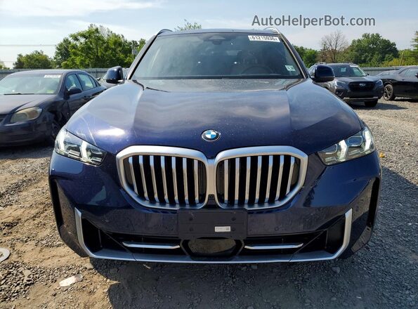 5UX23EU02T9055166 2026 BMW X5 Blue Հետևի տեսք