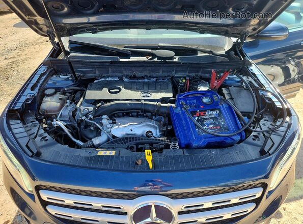 W1N4M4GB2NW178395 2022 MERCEDES-BENZ GLB-CLASS Blue VIN sticker view