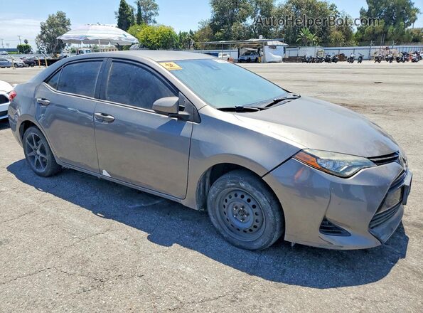 5YFBURHEXHP612645 2017 TOYOTA COROLLA Серый Вид спереди