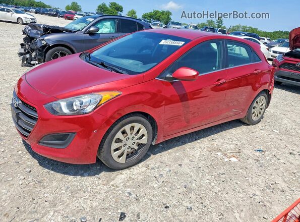 KMHD35LH0GU298023 2016 HYUNDAI ELANTRA Red Задня ліва чверть