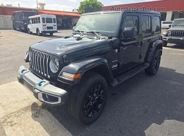 1C4JJXP60NW153583 2022 JEEP WRANGLER Black Задня права чверть