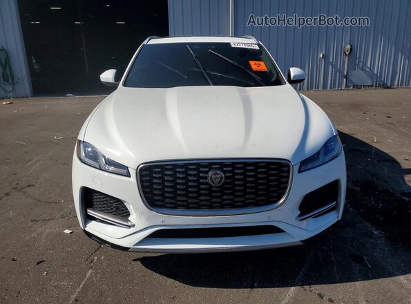 SADCJ2EX7NA692114 2022 JAGUAR F-PACE White Widok z tyłu