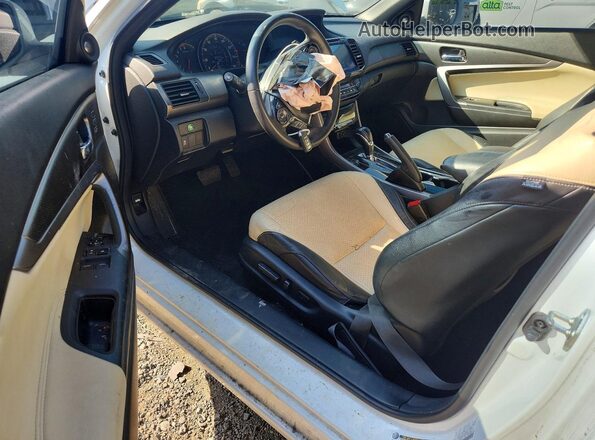 1HGCT1B89GA000923 2016 HONDA ACCORD White Vista del cuadro de instrumentos