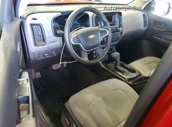 1GCHTBEAXG1100327 2016 CHEVROLET COLORADO Burgundy Widok zestawu wskaźników