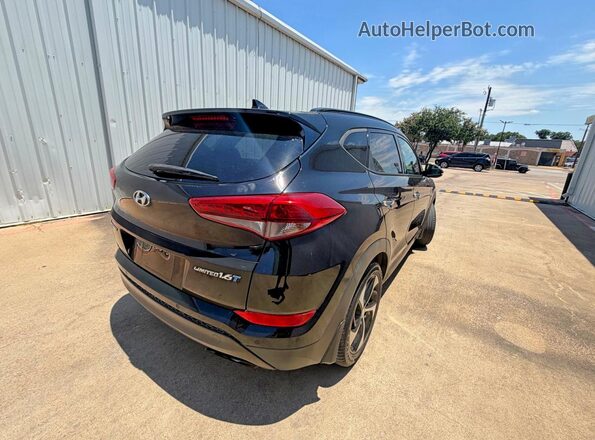 KM8J33A24GU046040 2016 HYUNDAI TUCSON Black Вид спереду