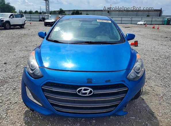 KMHD35LH5HU355138 2017 HYUNDAI ELANTRA Blue Вид спереду