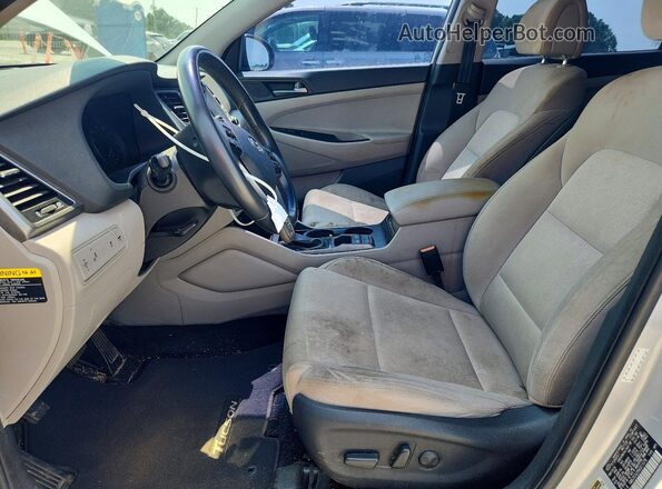KM8J3CA25HU311078 2017 HYUNDAI TUCSON Silver Dashboard view
