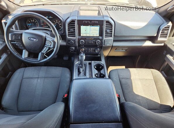 1FTEW1EG8HFA47317 2017 FORD F150 Charcoal Instrument cluster view
