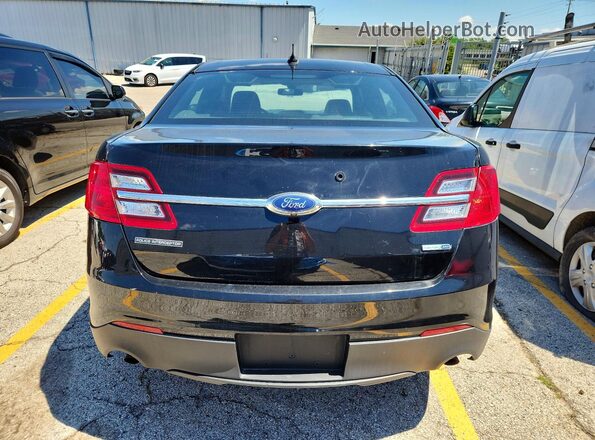 1FAHP2MK8JG133688 2018 FORD TAURUS Black წინა სალონის ხედი