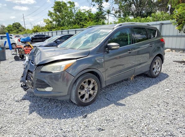 1FMCU0JX8GUC86014 2016 FORD ESCAPE Gray Trasero izquierdo