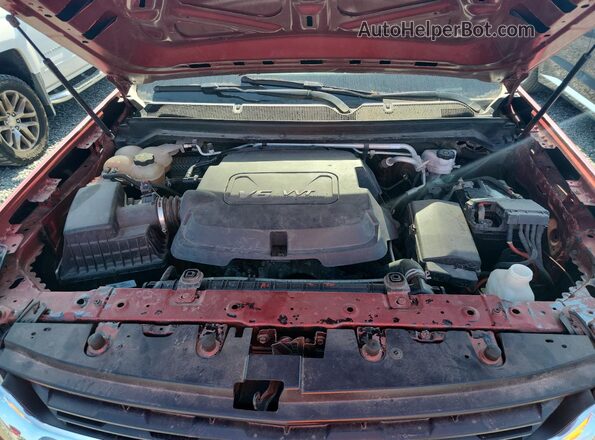 1GCHSCE39G1303090 2016 CHEVROLET COLORADO Бордовый Вид подкапотного пространства