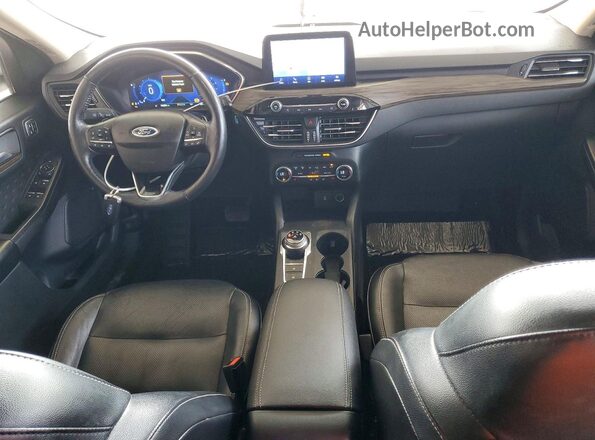 1FMCU9J90LUA81397 2020 FORD ESCAPE Silver ხელსაწყოთა პანელის ხედი