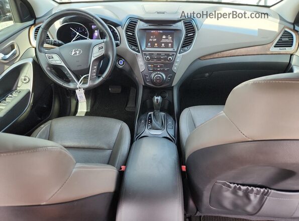 KM8SN4HF4KU300478 2019 HYUNDAI SANTA Blue Вид задньої частини салону