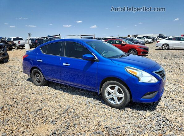 3N1CN7AP8GL898835 2016 NISSAN VERSA Blue Rear view