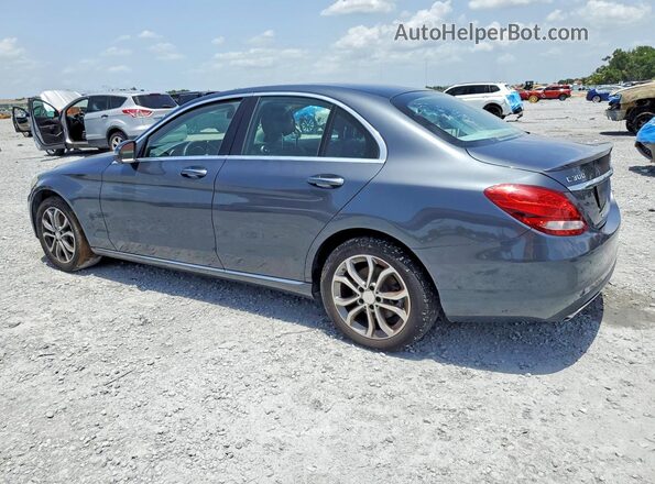 55SWF4KB7GU158196 2016 MERCEDES-BENZ C Gray Tył prawy