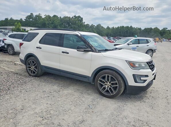 1FM5K8GT6GGC53402 2016 FORD EXPLORER White Front view