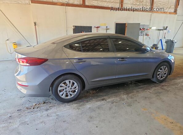 KMHD74LF6JU648159 2018 HYUNDAI ELANTRA Gray Delantero derecho