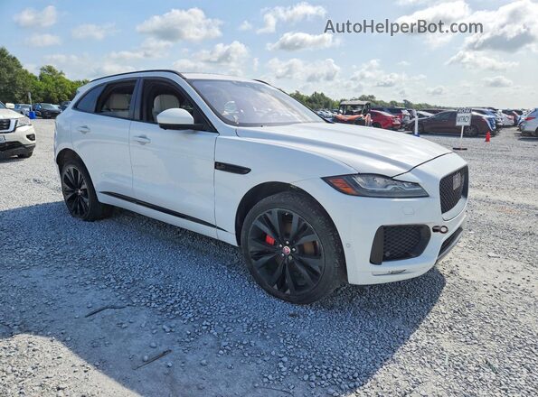 SADCM2FV7JA291631 2018 JAGUAR F-PACE Белый Вид спереди