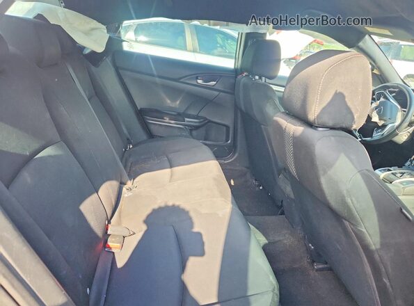 19XFC2F50HE066129 2017 HONDA CIVIC Black Widok wnętrza z tyłu