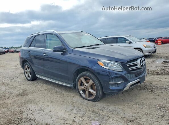 4JGDA5JB3HA937034 2017 MERCEDES-BENZ GLE Blue Widok z przodu