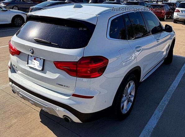 5UXTR7C51KLF24957 2019 BMW X3 White Вид спереду