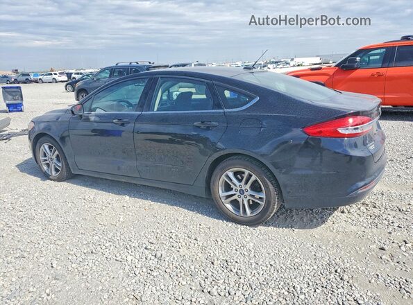 3FA6P0HD3JR186699 2018 FORD FUSION Black Задня права чверть