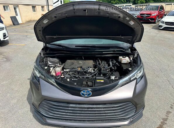 5TDKRKEC2MS025577 2021 TOYOTA SIENNA Black Вид панелі приладів