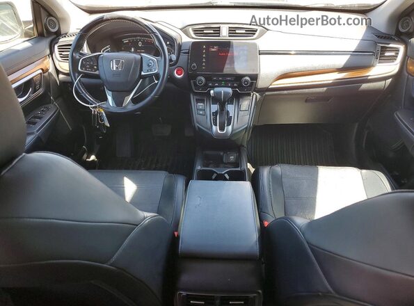 2HKRW2H91HH677982 2017 HONDA CR-V Black ხელსაწყოთა პანელის ხედი