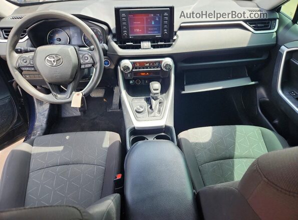 2T3RWRFVXLW047923 2020 TOYOTA RAV4 Blue ხელსაწყოთა პანელის ხედი