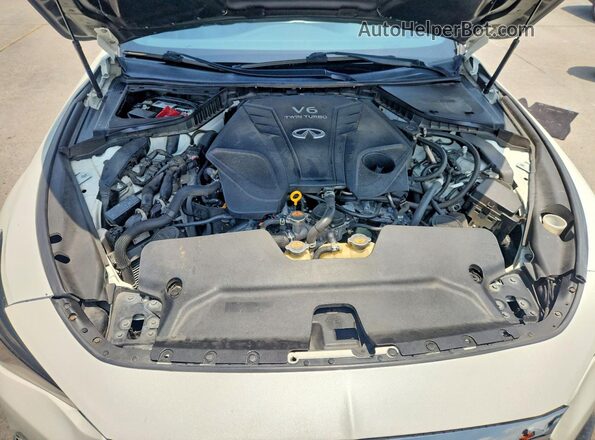 JN1EV7EL2LM380378 2020 INFINITI Q60 Белый Вид подкапотного пространства