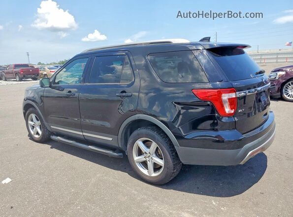 1FM5K8DH9HGA65829 2017 FORD EXPLORER Black Tył prawy
