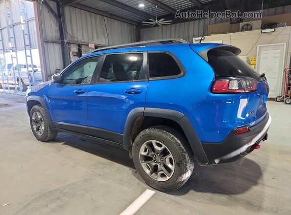 1C4PJMBN3KD481885 2019 JEEP CHEROKEE Синий Задняя правая четверть