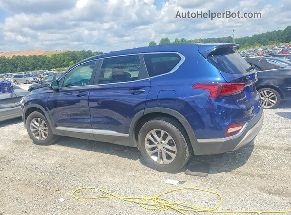5NMS23AD8KH048080 2019 HYUNDAI SANTA FE Blue Задня права чверть