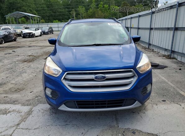 1FMCU9GD8JUB35182 2018 FORD ESCAPE Blue Vista trasera