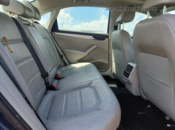 1VWLA7A35KC014003 2019 VOLKSWAGEN PASSAT Blue Вид задньої частини салону