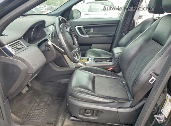 SALCP2BG2GH553929 2016 LAND ROVER DISCOVERY Black Widok deski rozdzielczej