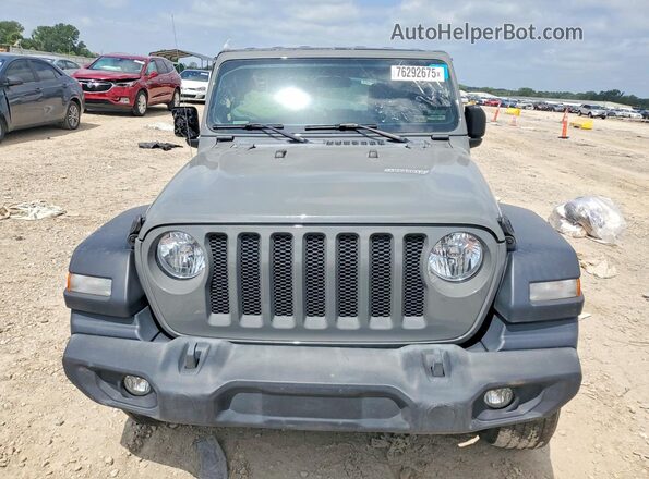 1C4HJXDG7LW133422 2020 JEEP WRANGLER Gray Widok z tyłu