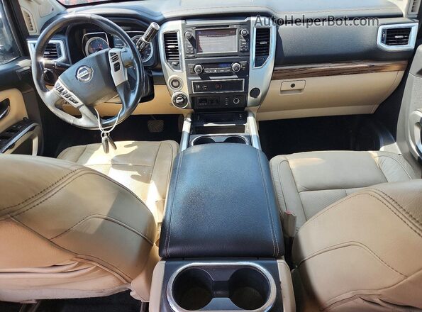 1N6BA1F48GN502769 2016 NISSAN TITAN Серый Вид щитка приборов
