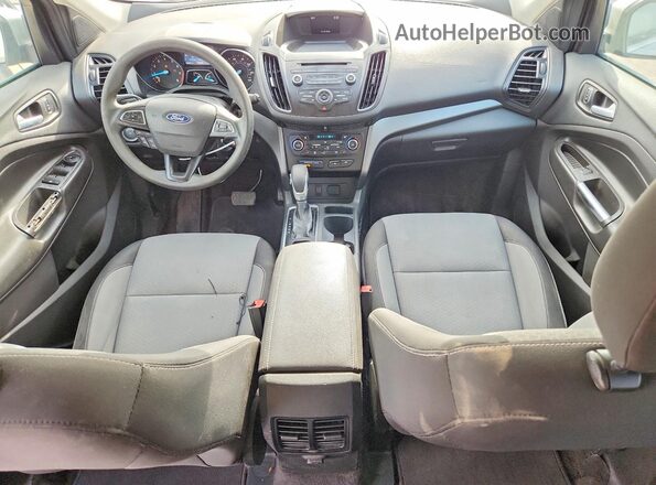 1FMCU0GD2JUB29289 2018 FORD ESCAPE Silver Instrument cluster view
