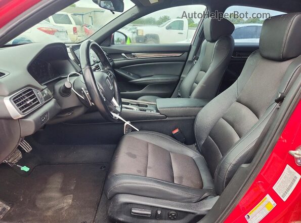 1HGCV1F38LA087037 2020 HONDA ACCORD Red Вид панелі приладів